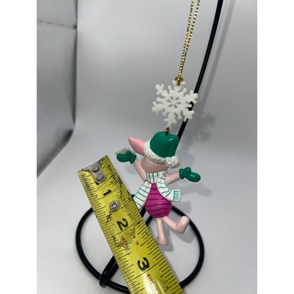 Piglet From Pooh Disney Christmas Is Magic Grolier Christmas Hanging Ornament‎ - Picture 5 of 5